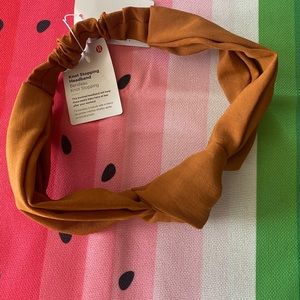 NWT Lululemon Knot Stopping Headband O/S Rustic Orange